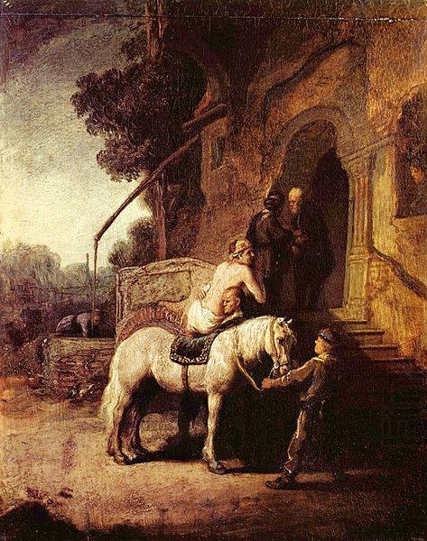 Rembrandt van rijn The Good Samaritan. china oil painting image